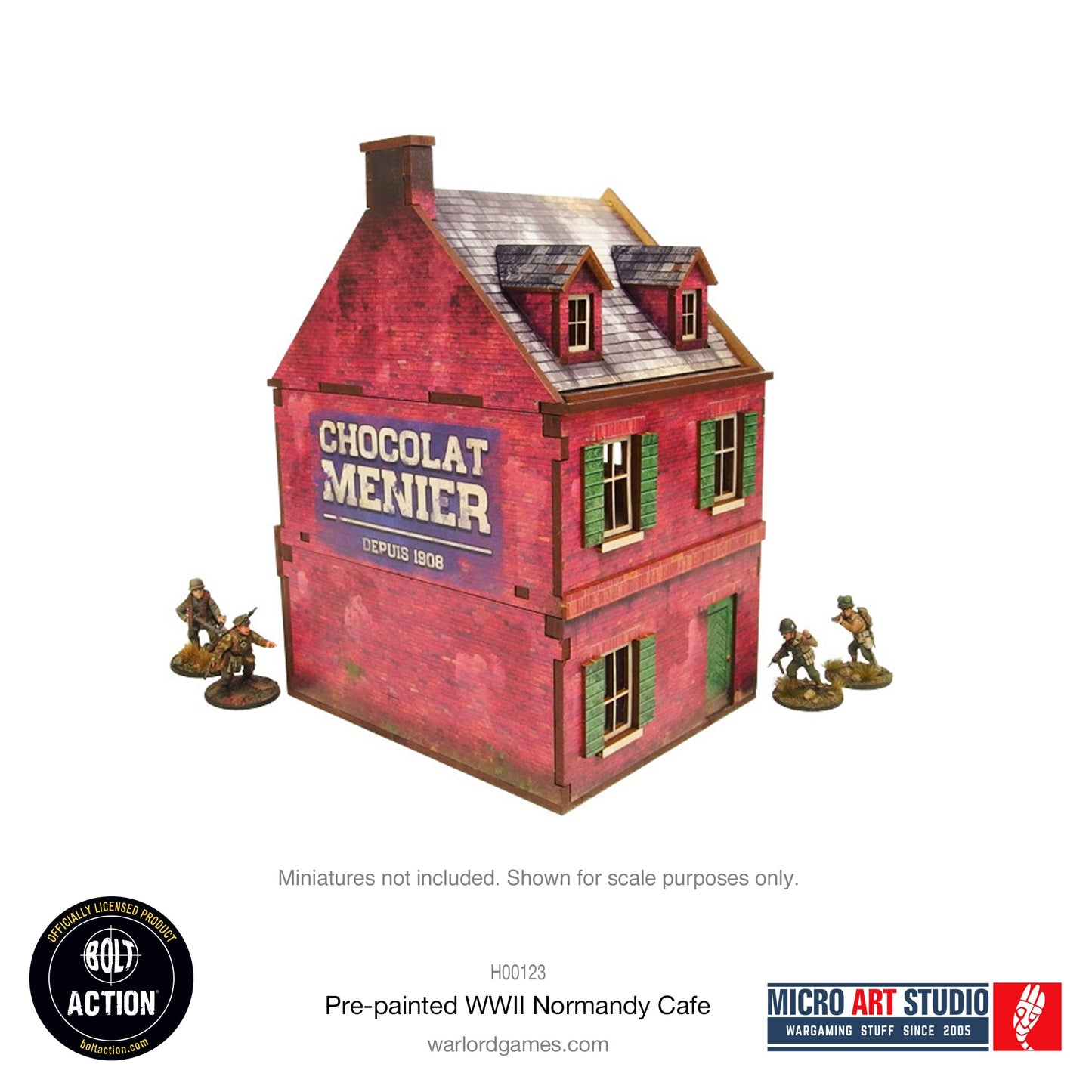 WW2 Normandy Cafe PREPAINTED