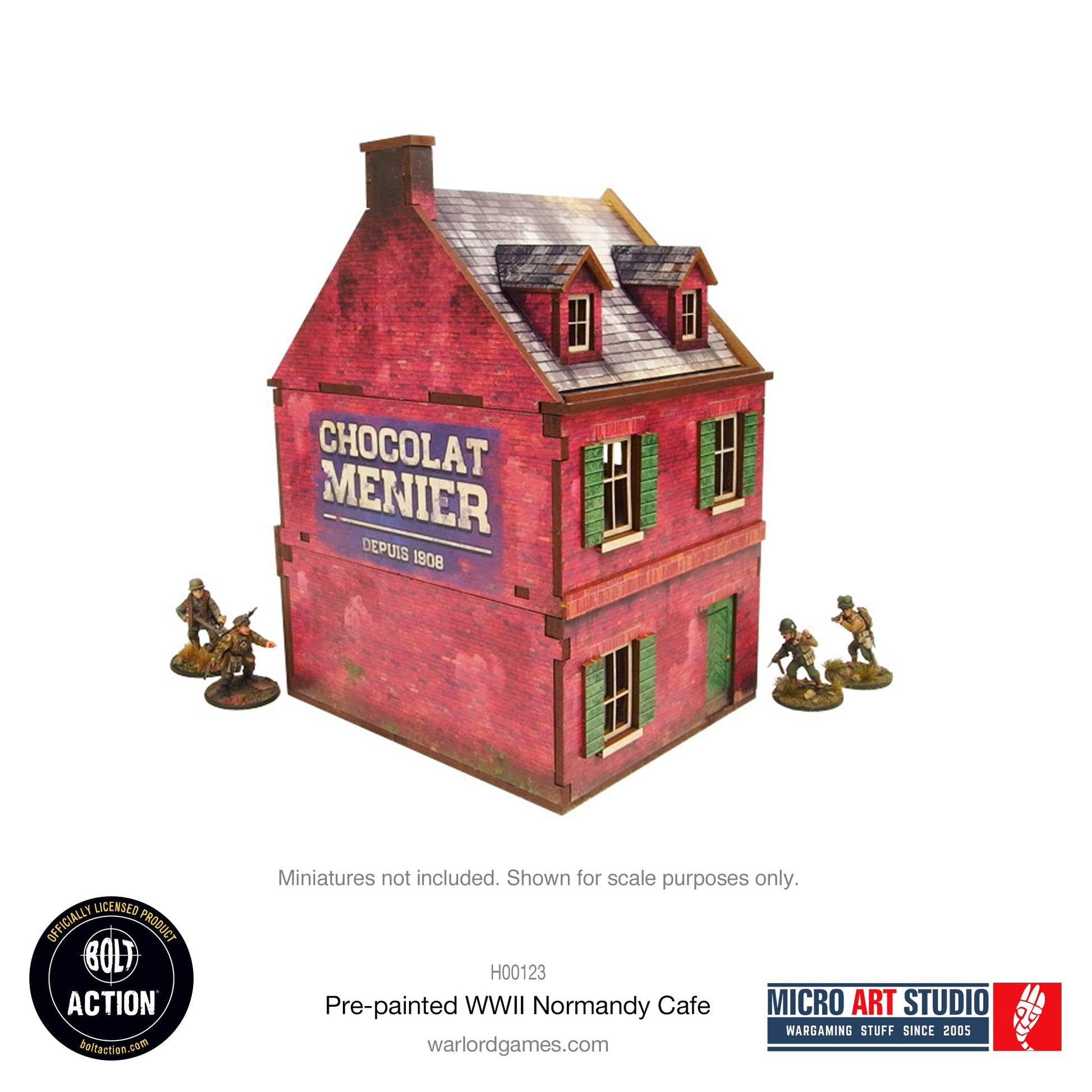 WW2 Normandy Cafe PREPAINTED