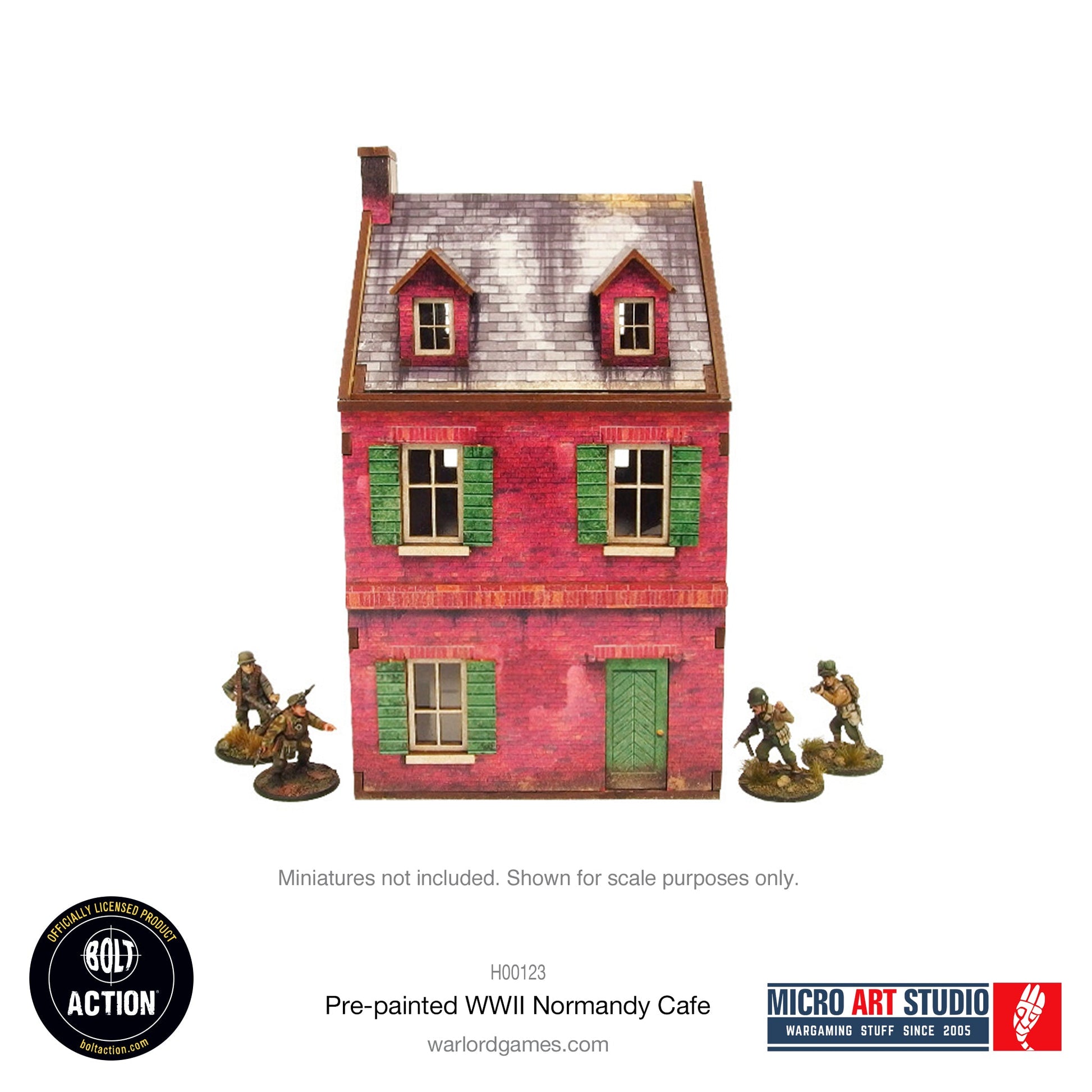 WW2 Normandy Cafe PREPAINTED