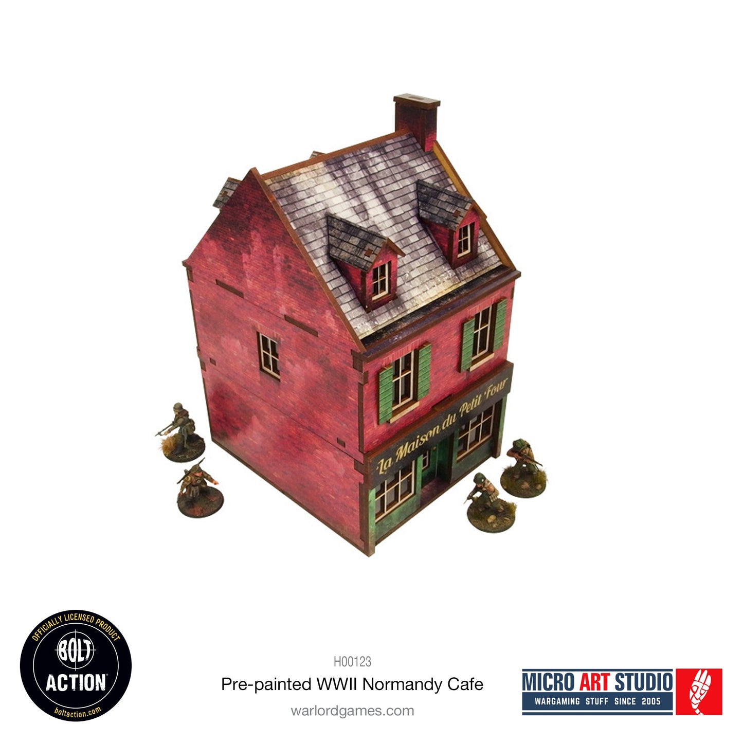 WW2 Normandy Cafe PREPAINTED