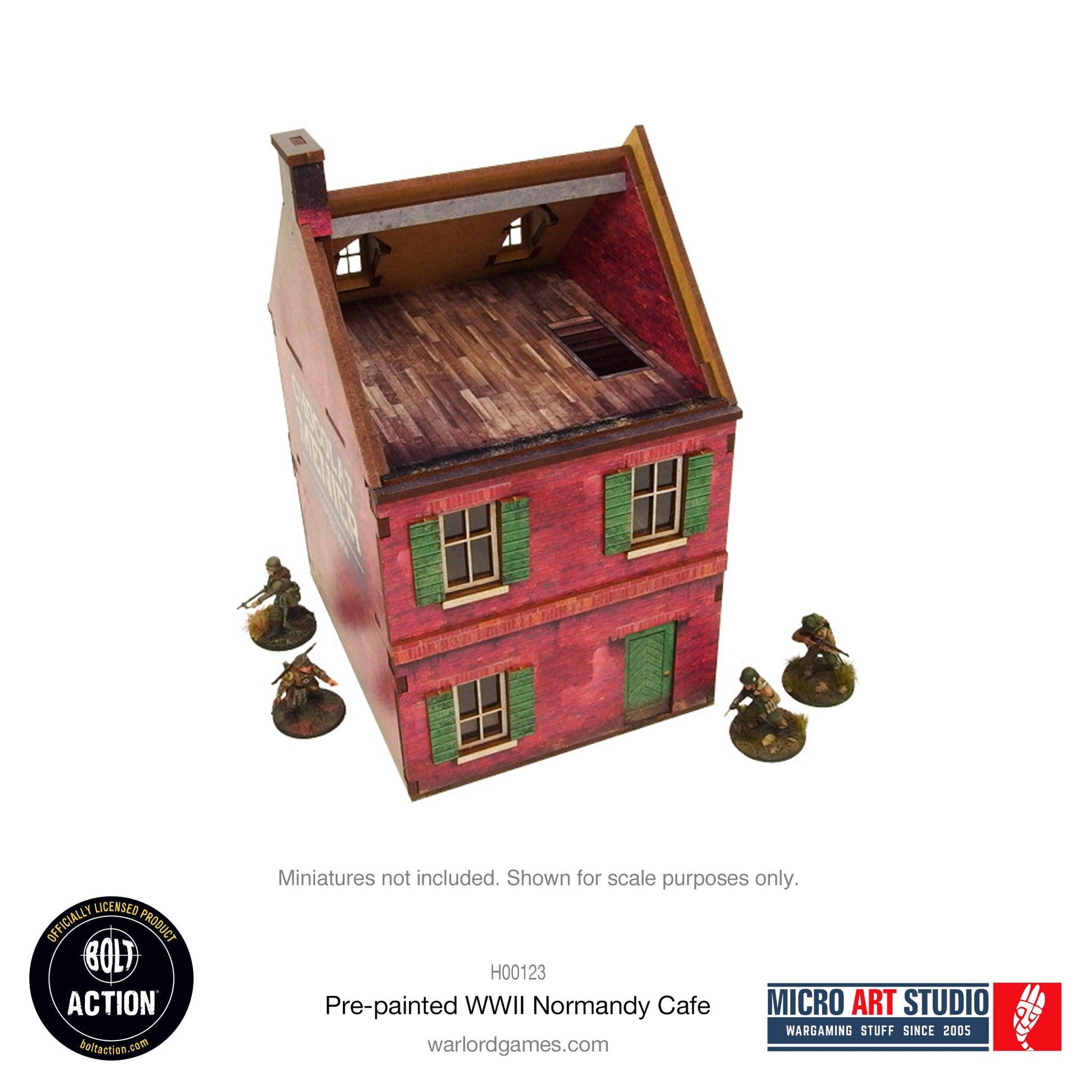 WW2 Normandy Cafe PREPAINTED