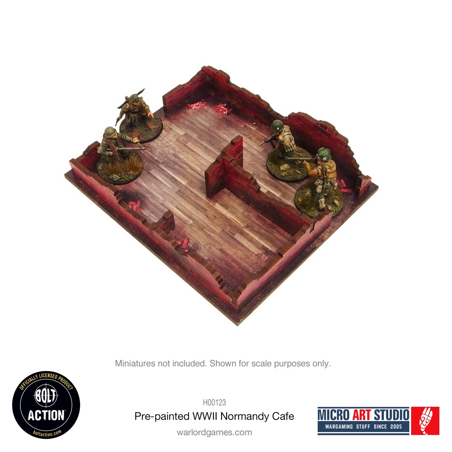 WW2 Normandy Cafe PREPAINTED