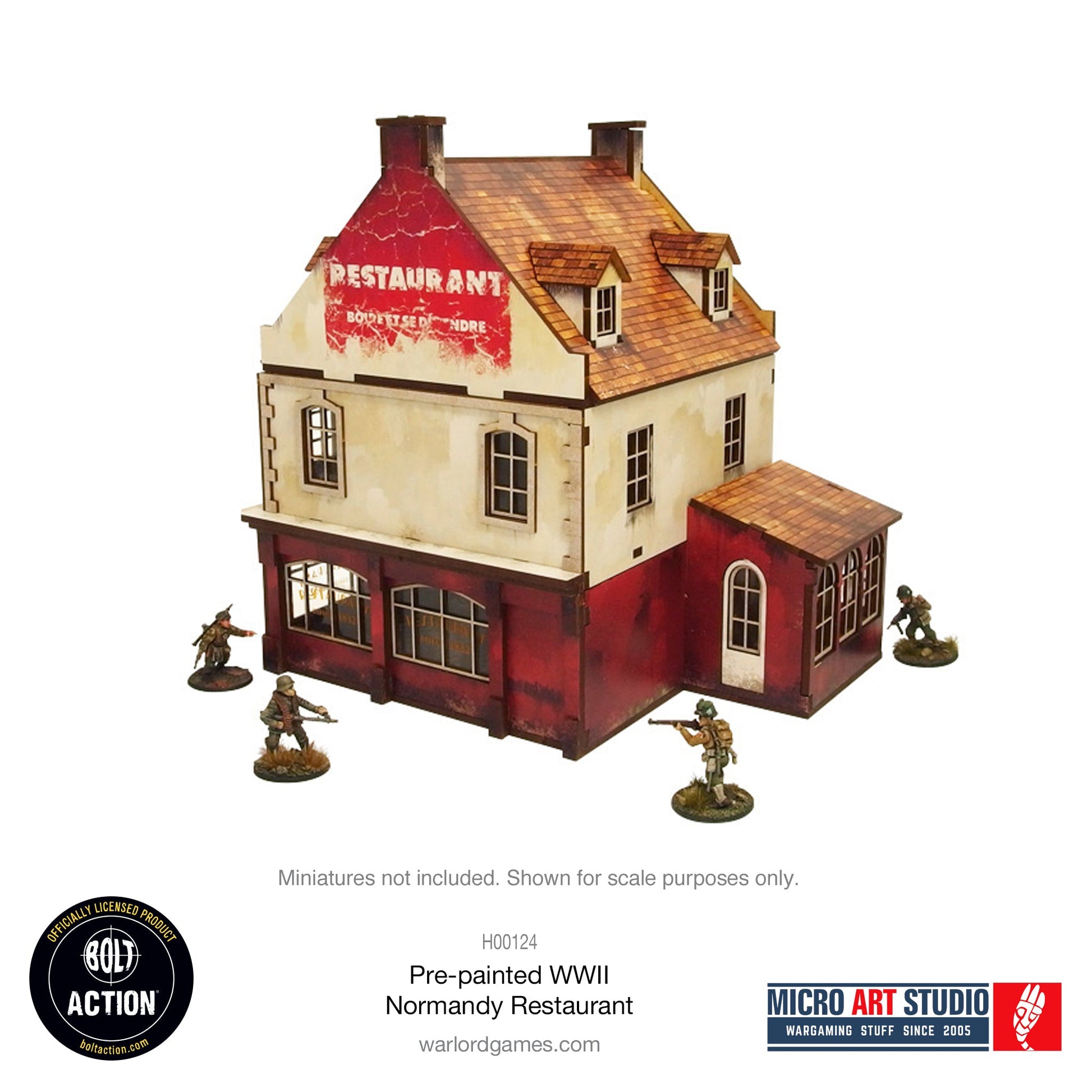 WW2 Normandy Restaurant PREPAINTED