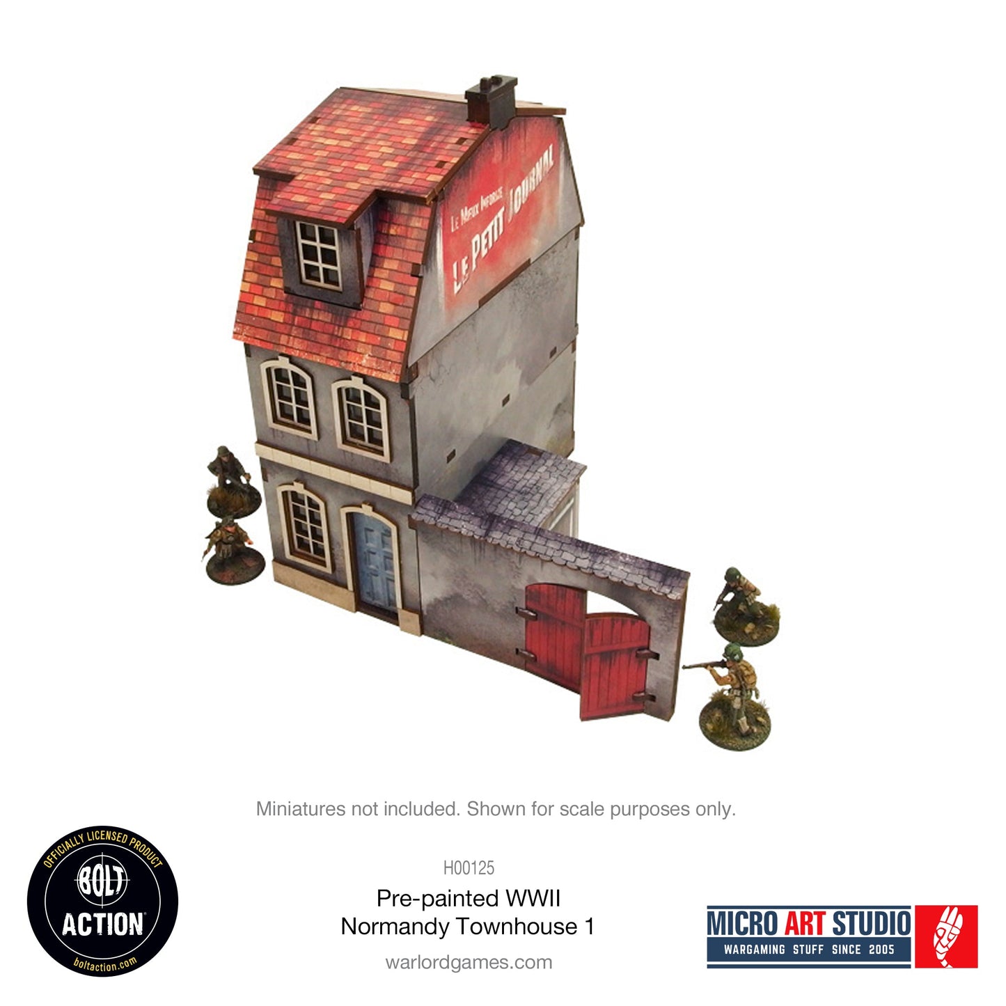 WW2 Normandy Townhouse 1 PREPAINTED