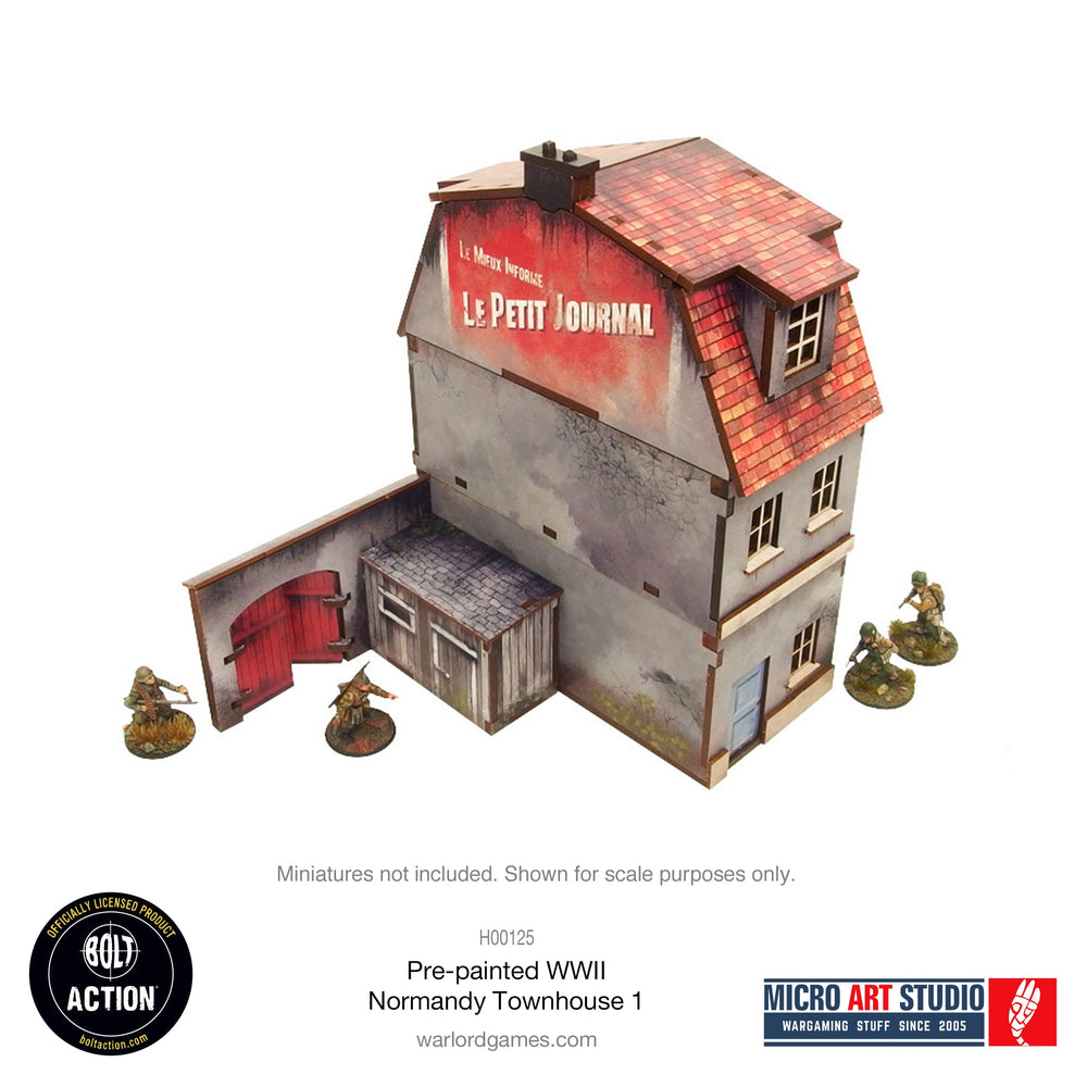 WW2 Normandy Townhouse 1 PREPAINTED