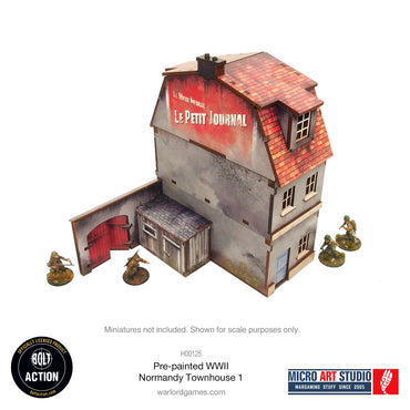 WW2 Normandy Townhouse 1 PREPAINTED