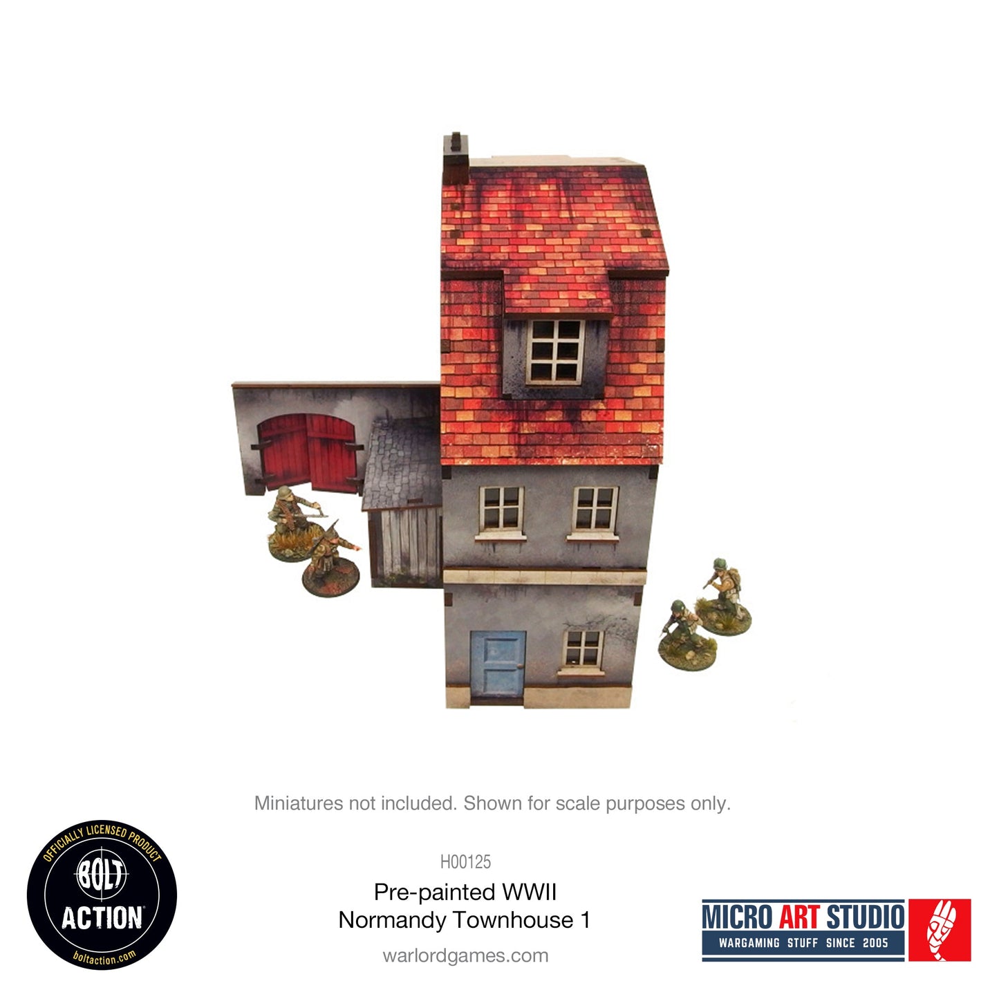 WW2 Normandy Townhouse 1 PREPAINTED