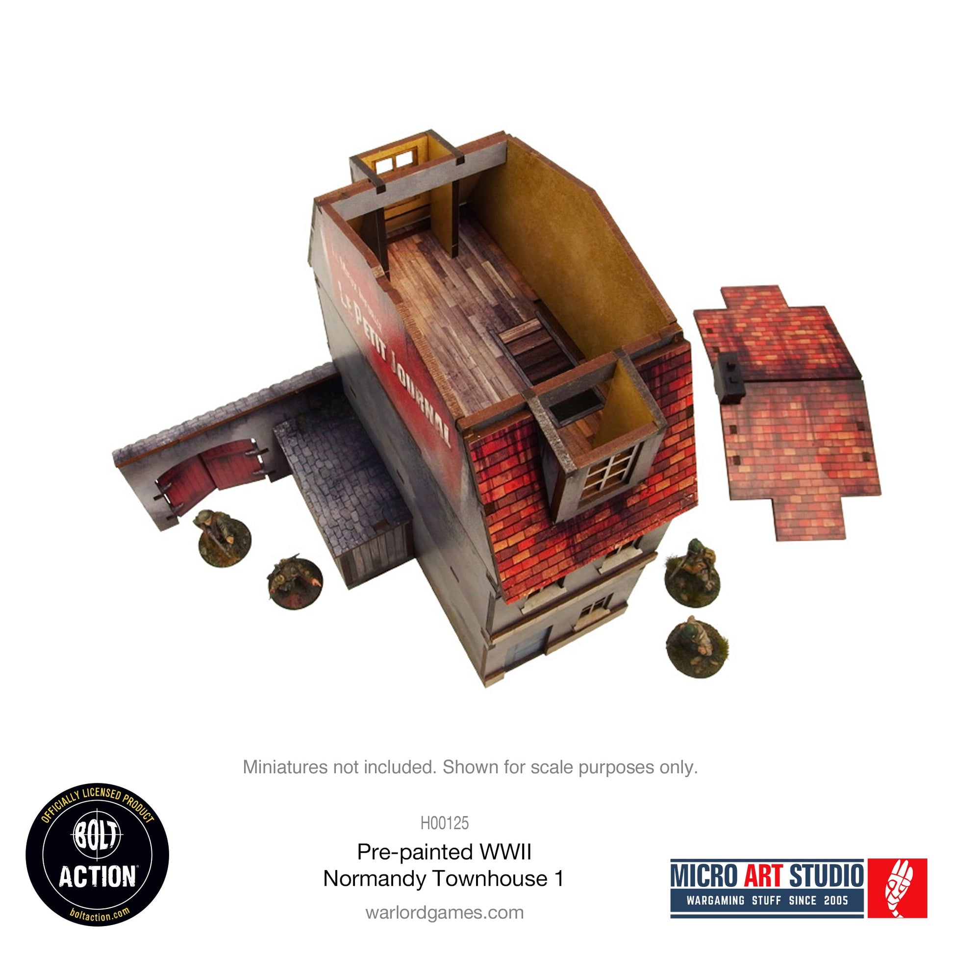 WW2 Normandy Townhouse 1 PREPAINTED
