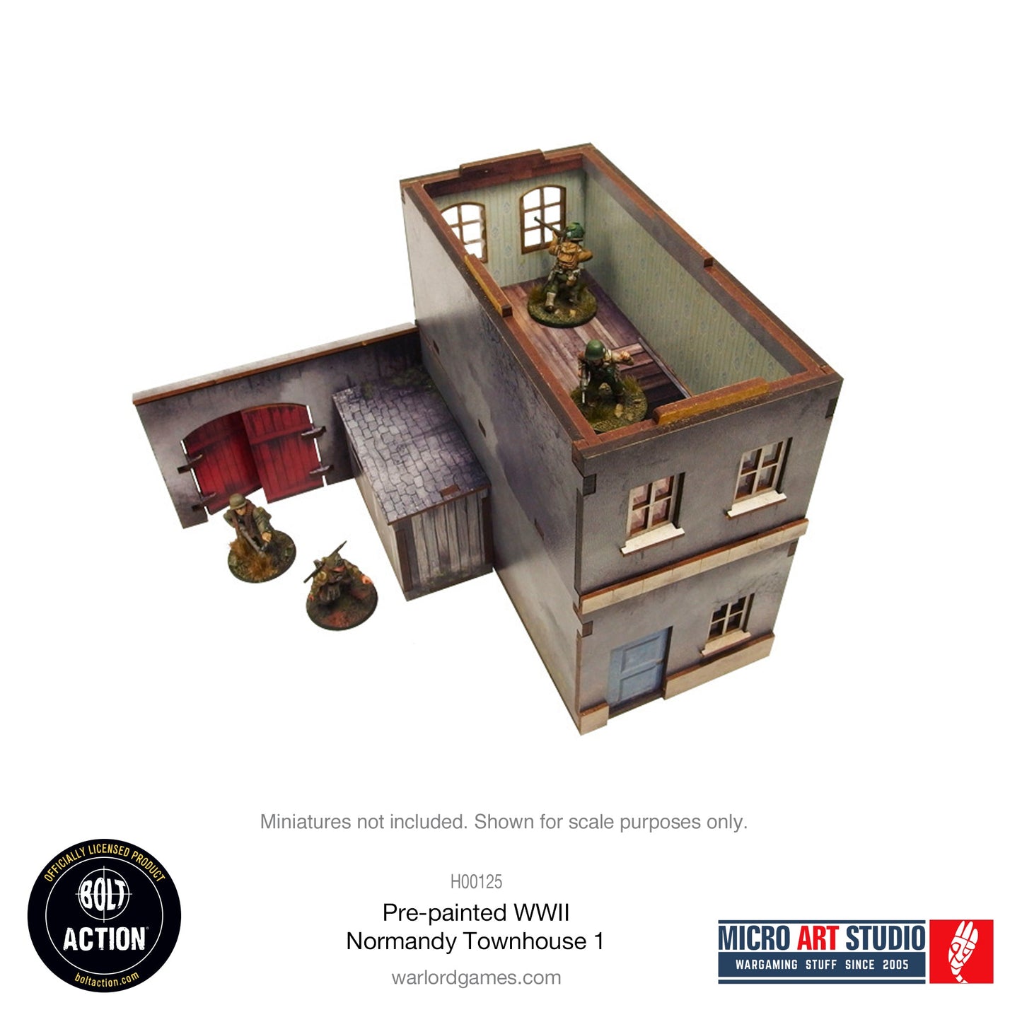 WW2 Normandy Townhouse 1 PREPAINTED
