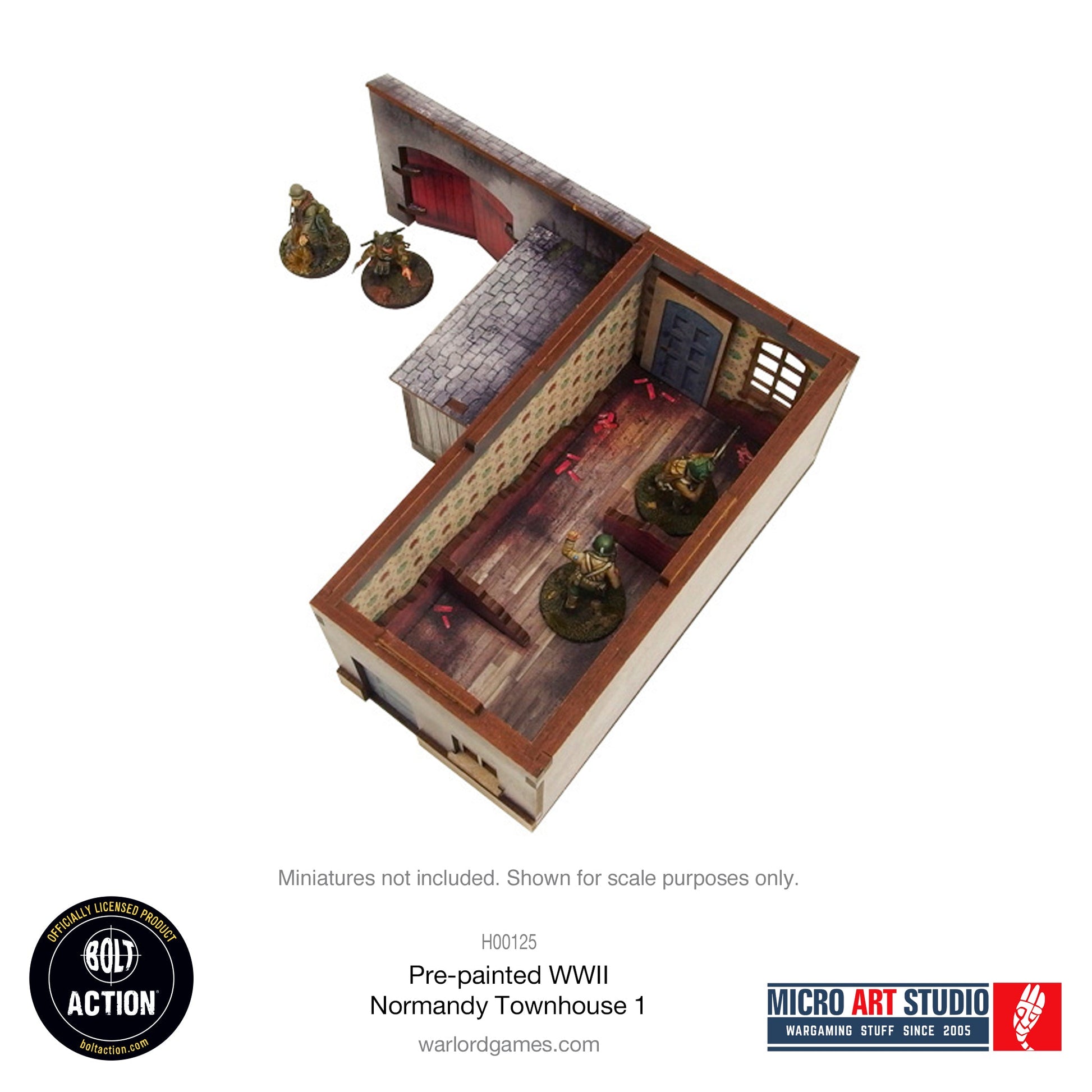 WW2 Normandy Townhouse 1 PREPAINTED