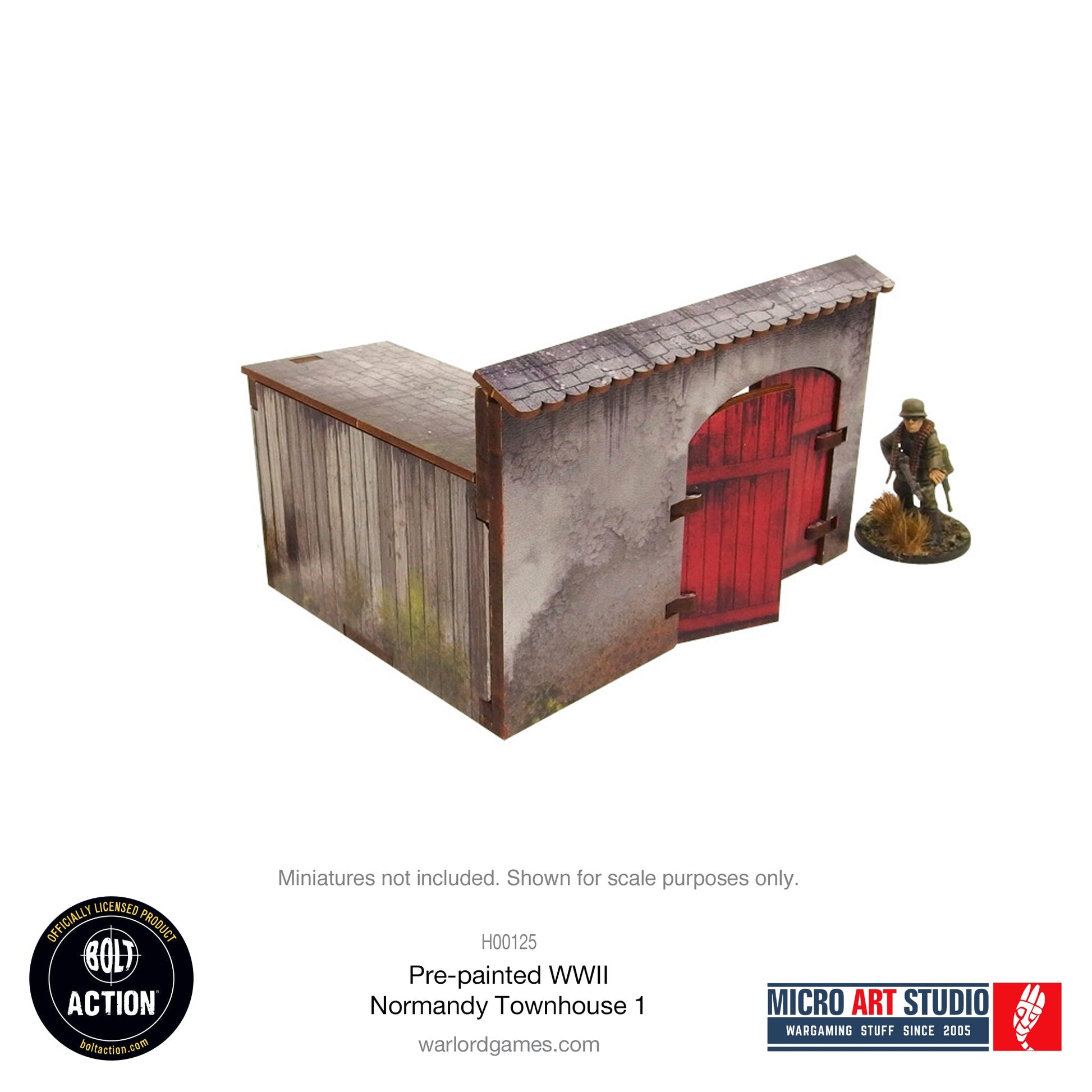 WW2 Normandy Townhouse 1 PREPAINTED