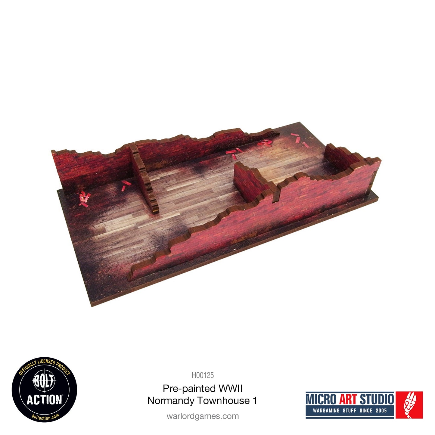 WW2 Normandy Townhouse 1 PREPAINTED