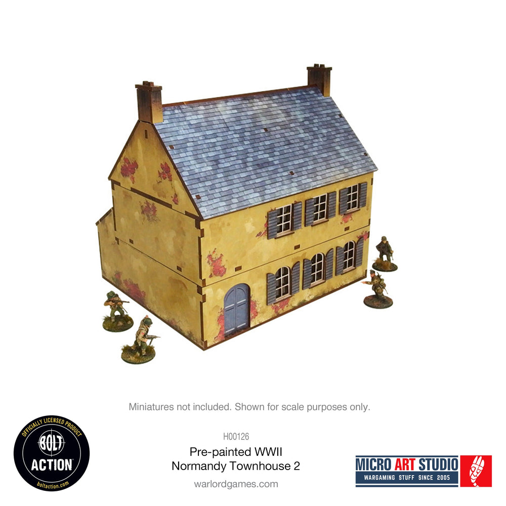 WW2 Normandy Townhouse 2 PREPAINTED