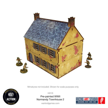 WW2 Normandy Townhouse 2 PREPAINTED