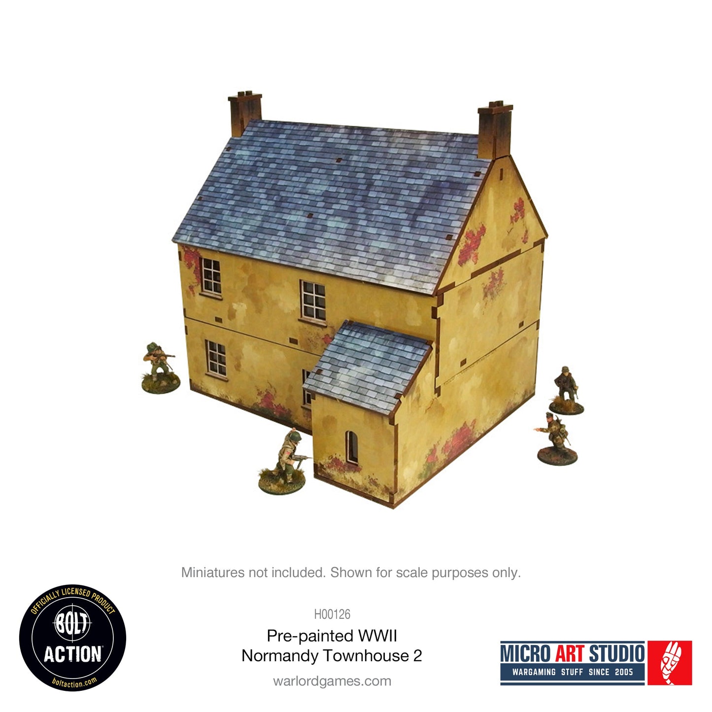 WW2 Normandy Townhouse 2 PREPAINTED