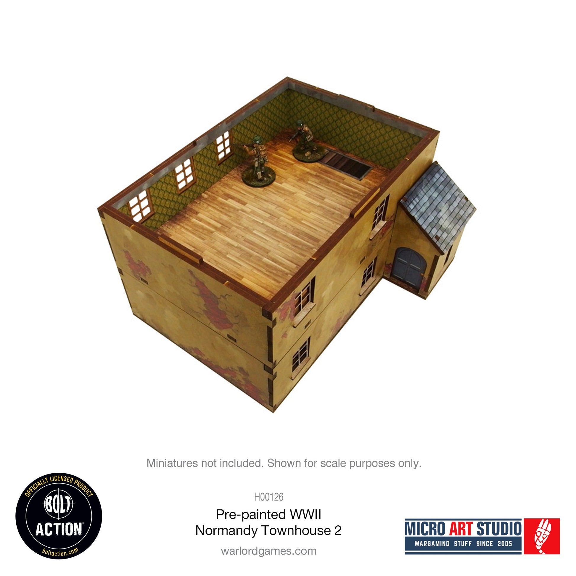 WW2 Normandy Townhouse 2 PREPAINTED