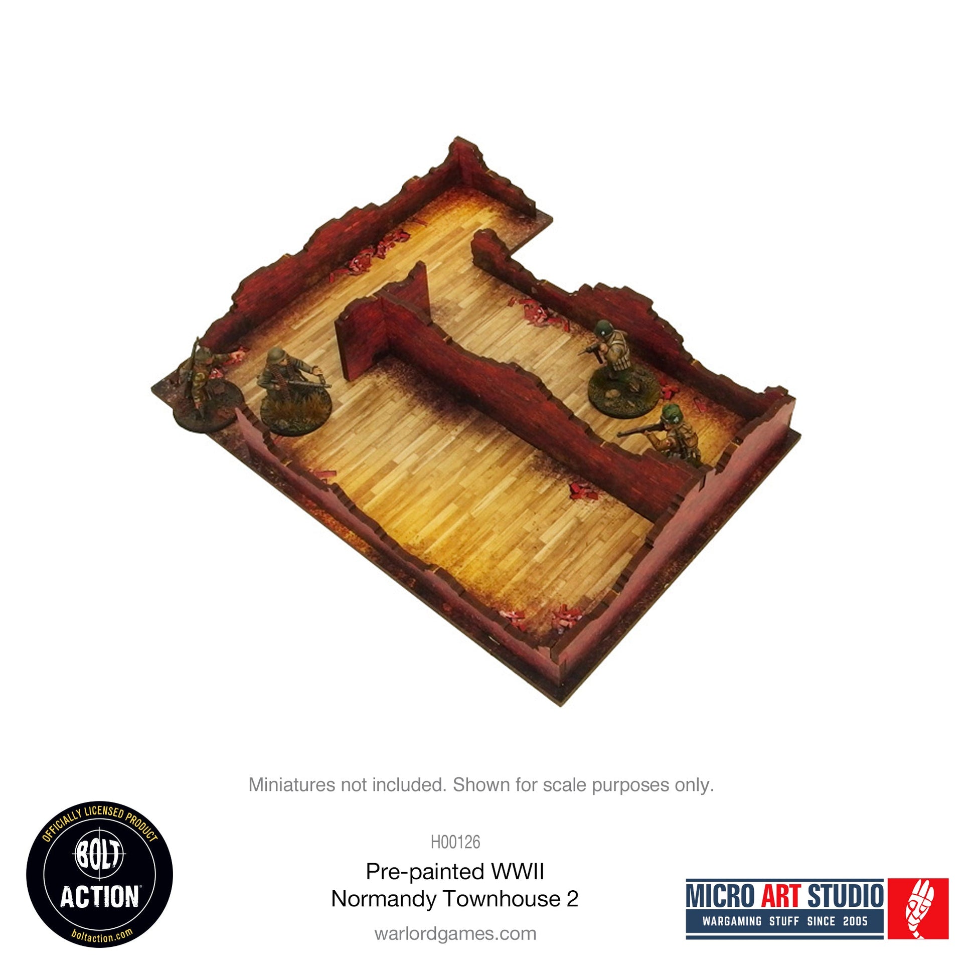 WW2 Normandy Townhouse 2 PREPAINTED