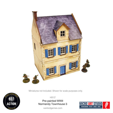 WW2 Normandy Townhouse 3 PREPAINTED