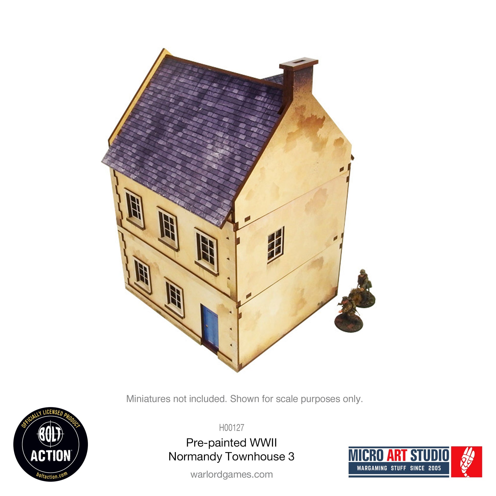 WW2 Normandy Townhouse 3 PREPAINTED