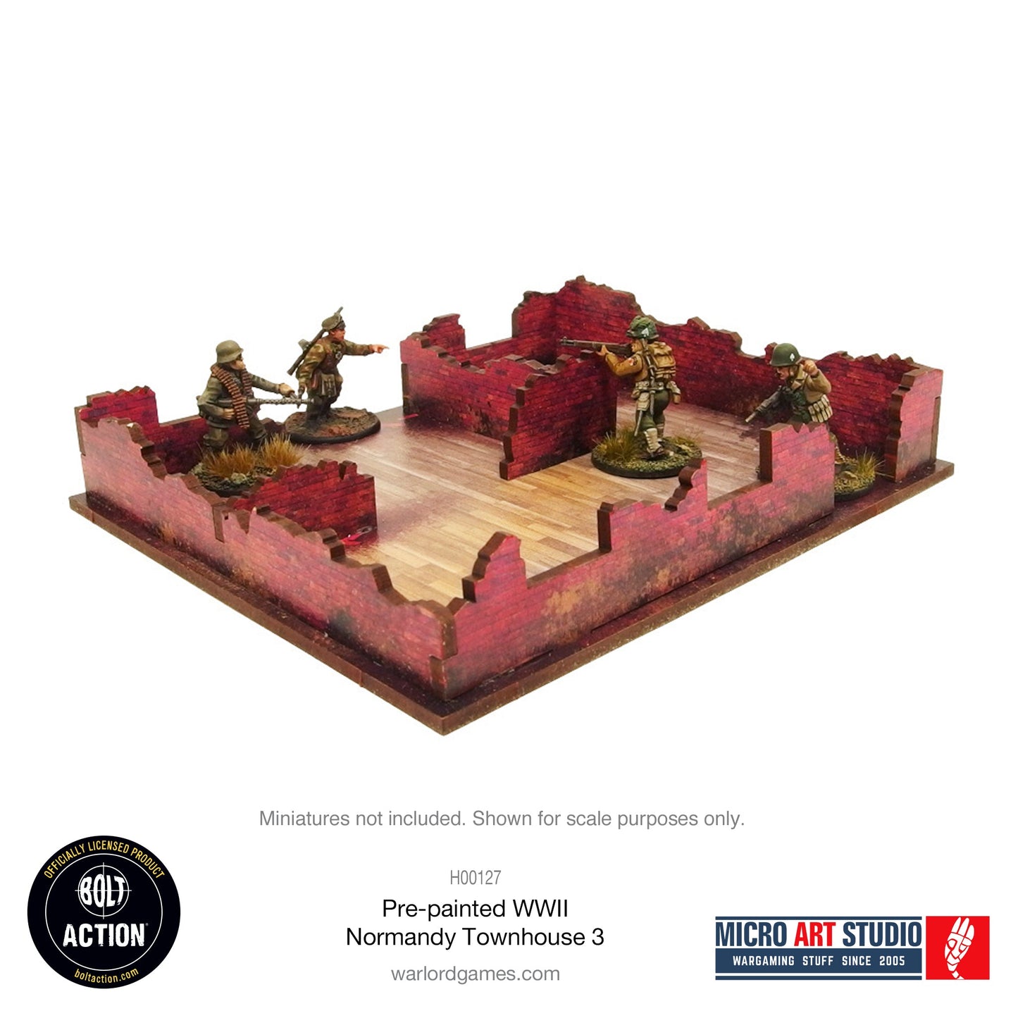WW2 Normandy Townhouse 3 PREPAINTED