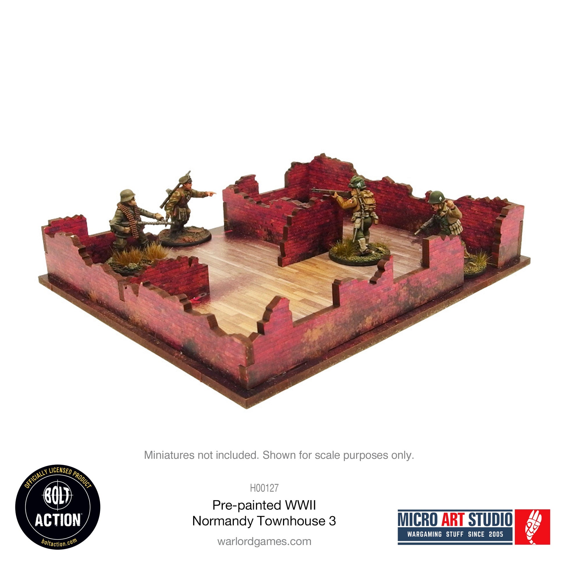WW2 Normandy Townhouse 3 PREPAINTED