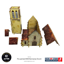 WW2 Normandy Church PREPAINTED