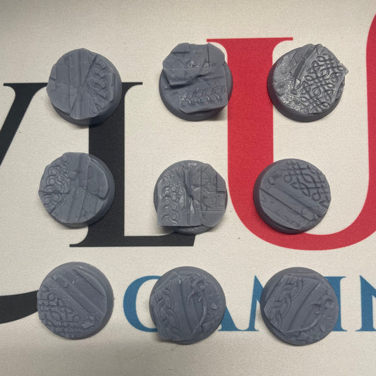 32mm Elven Ruins Bases x 10 - Lvl Up Supplies