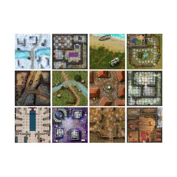 Calendar of Many Adventures 2024 - Contains 12 Maps and Adventures