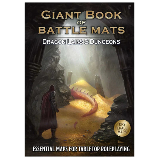 Loke Battlemats Giant Book of Battle Mats: Dragon Lairs and Dungeons