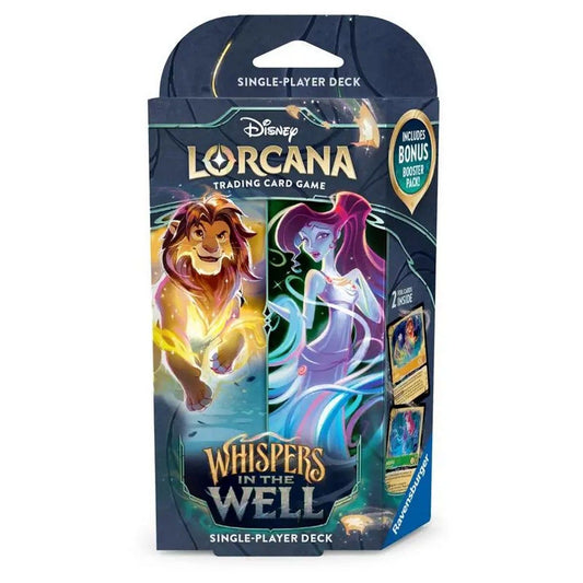Disney Lorcana: Set 10 Whispers in the Well - Starter Deck - imba & Megara (Pre-Order)