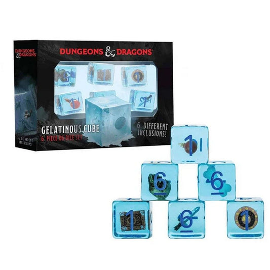 D&D Gelatinous Cube 6-Pack by Metallic Dice Games (Pre-Order)