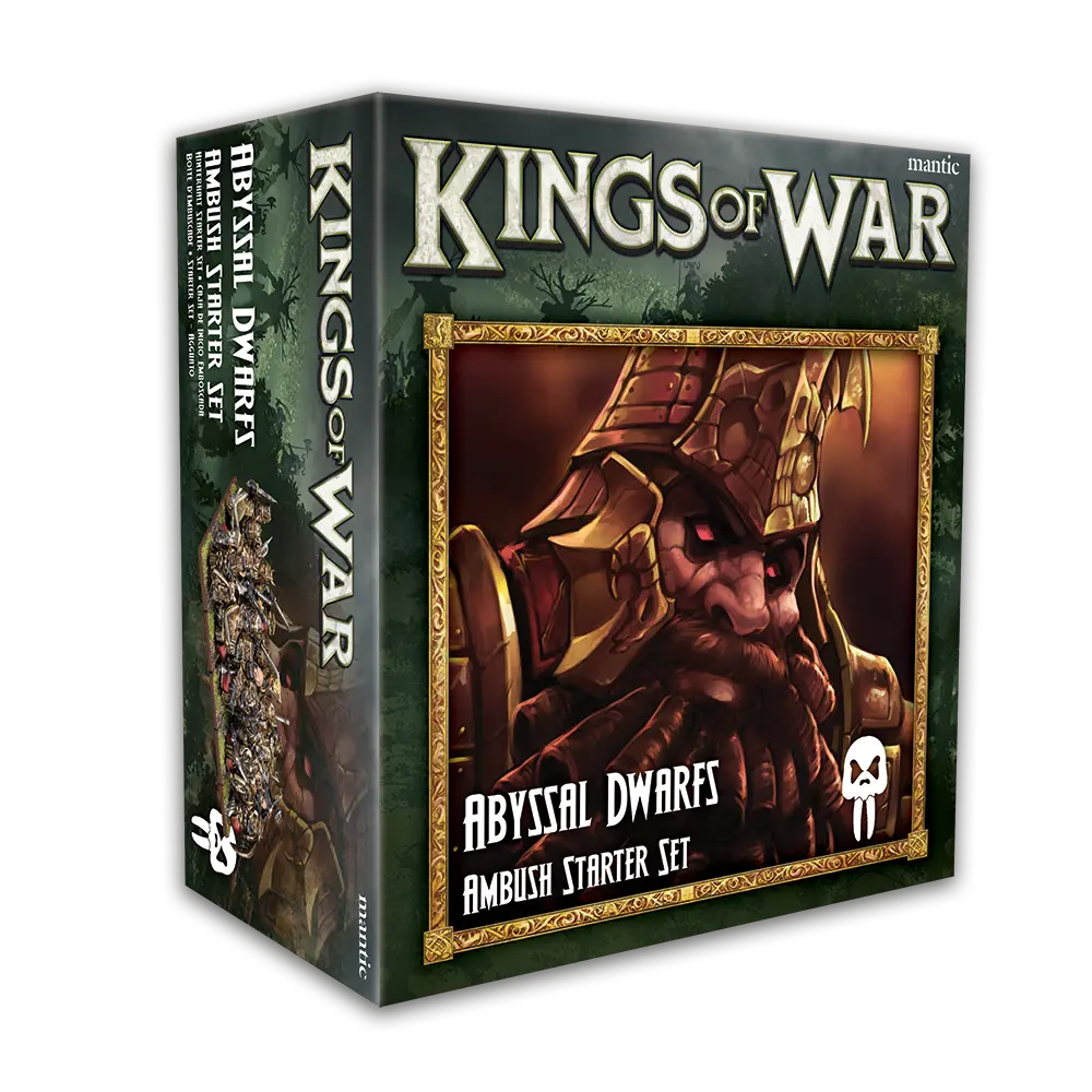 Kings of War Abyssal Dwarf Ambush Starter Set