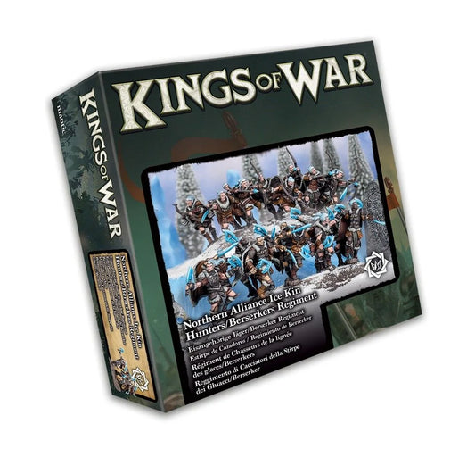 Kings of War: Northern Alliance Ice Kin Hunter/Berserker Regiment