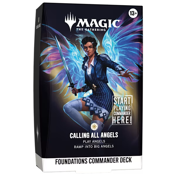 Magic: The Gathering: Foundations Starter Commander Deck Calling All Angels (Pre-Order)