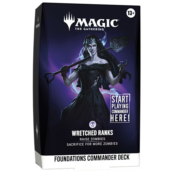Magic: The Gathering: Foundations Starter Commander Deck Wretched Ranks (Pre-Order)