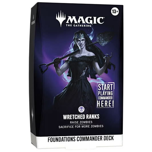 Magic: The Gathering: Foundations Starter Commander Deck Wretched Ranks (Pre-Order)