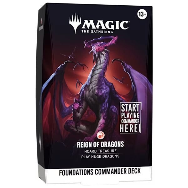 Magic: The Gathering: Foundations Starter Commander Deck Reign of Dragons (Pre-Order)