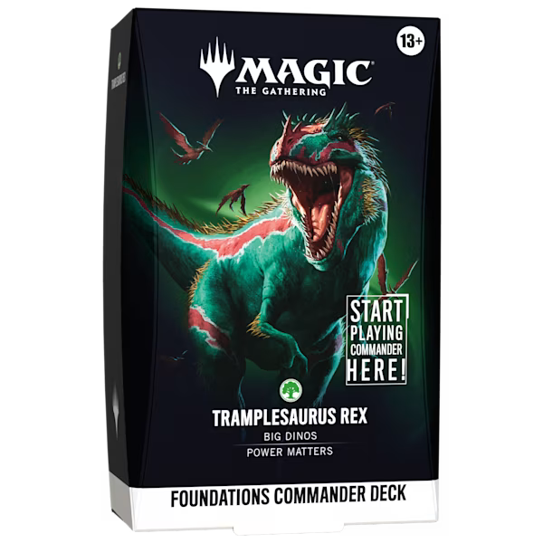 Magic: The Gathering: Foundations Starter Commander Deck Tramplesaurus Rex (Pre-Order)