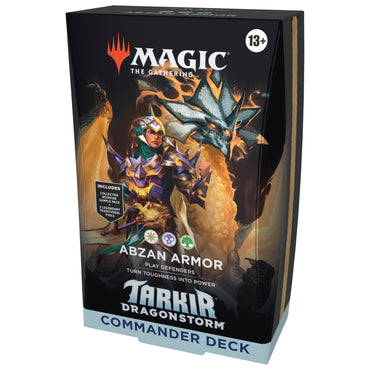 Magic The Gathering: Tarkir: Dragonstorm Commander Deck - Abzan Armor (Pre-Order)