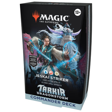 Magic The Gathering: Tarkir: Dragonstorm Commander Deck - Jeskai Striker (Pre-Order)