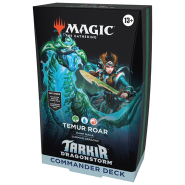 Magic The Gathering: Tarkir: Dragonstorm Commander Deck - Temur Roar (Pre-Order)