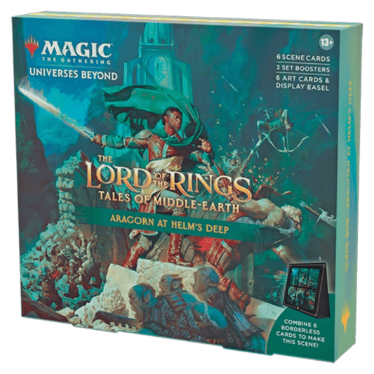 Magic the Gathering : Lord of the Rings: Tales of Middle-Earth Holiday Scene Box - Aragorn at Helm's Deep