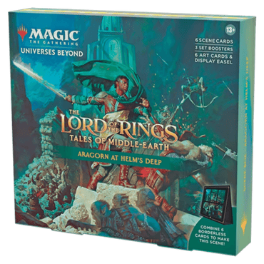 Magic the Gathering : Lord of the Rings: Tales of Middle-Earth Holiday Scene Box - Aragorn at Helm's Deep