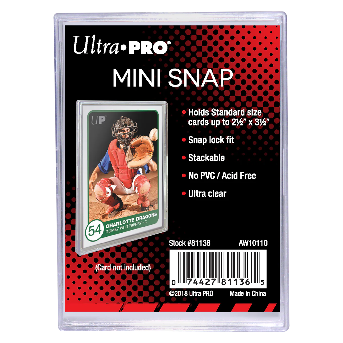 Ultra Pro - Mini Snap Card Holder