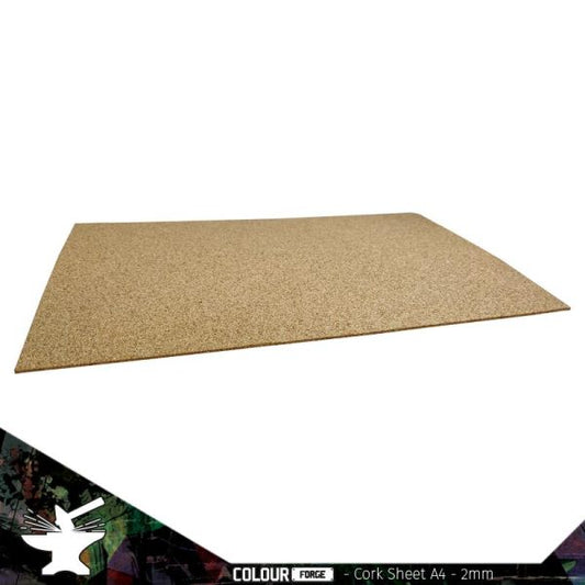 The Colour Forge Cork Sheet 2mm A4