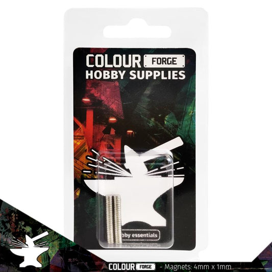 The Colour Forge Neodymium Magnets 4x1mm (N35) (50)
