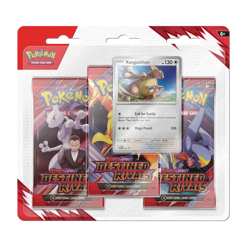 WEBSTORE Pokémon TCG: Scarlet & Violet 10 - Destined Rivals - 3-Pack Blister Kangaskhan