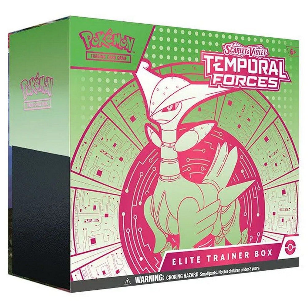 Pokemon TCG: Scarlet and Violet 5 - Temporal Forces - Elite Trainer Box:  Iron Leaves