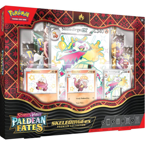Pokemon TCG: Scarlet & Violet 4.5 Paldean Fates Premium Collection Skeledirge