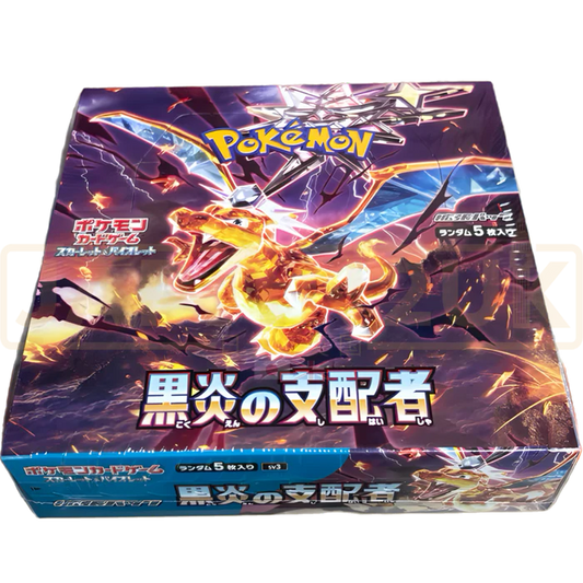 Japanese Pokemon TCG Scarlet Violet Ruler of the Black Flamme Sealed Booster Box